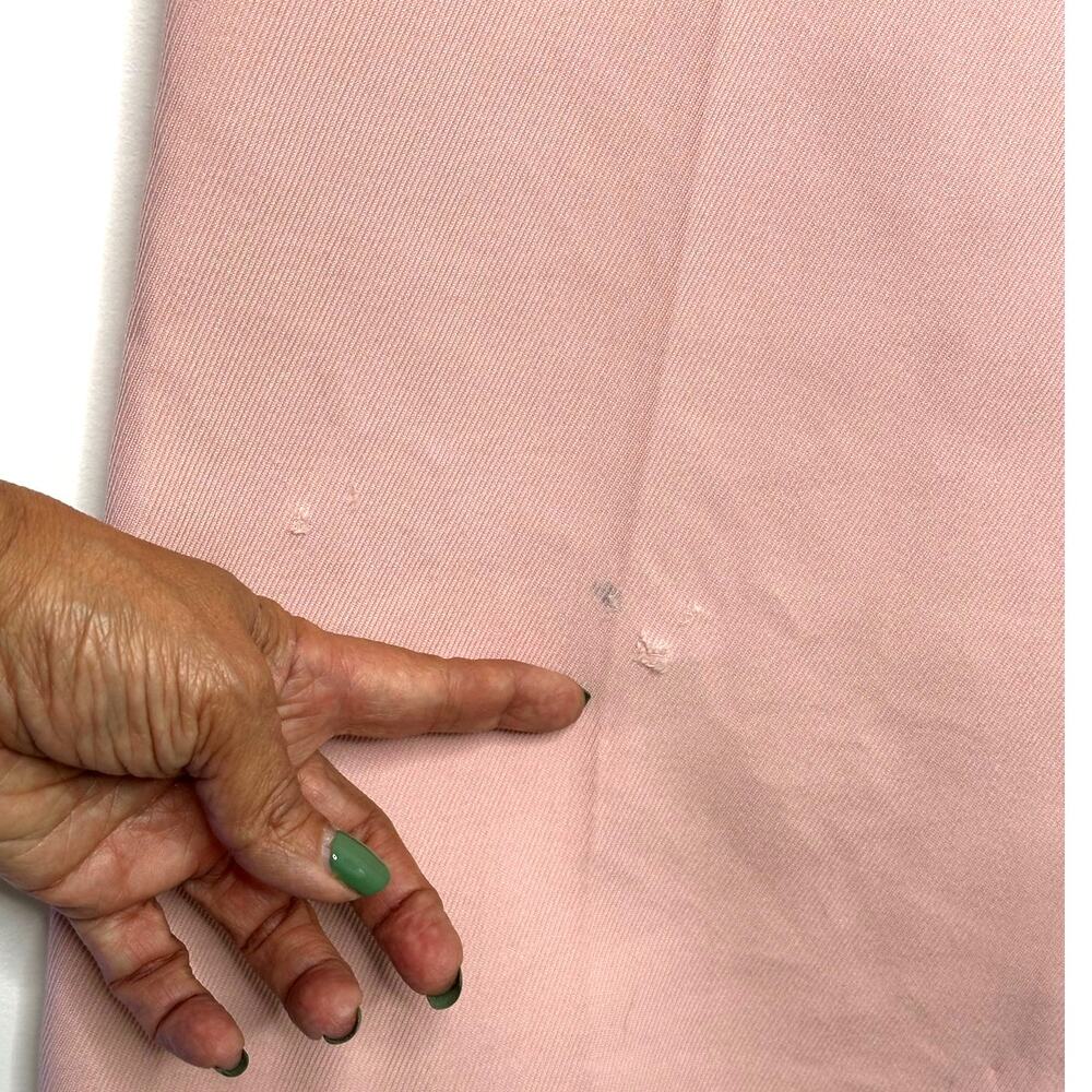 LoveShackFancy Women's Costella Pants Size 0, Color Pale Rose NWT $495 flawed - Picture 13 of 13